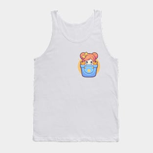 kawaii pocket Tank Top